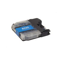 Brother LC225XLC - kompatibilní modrá inkoustová cartridge