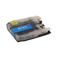Brother LC123C - kompatibilní modrá inkoustová cartridge